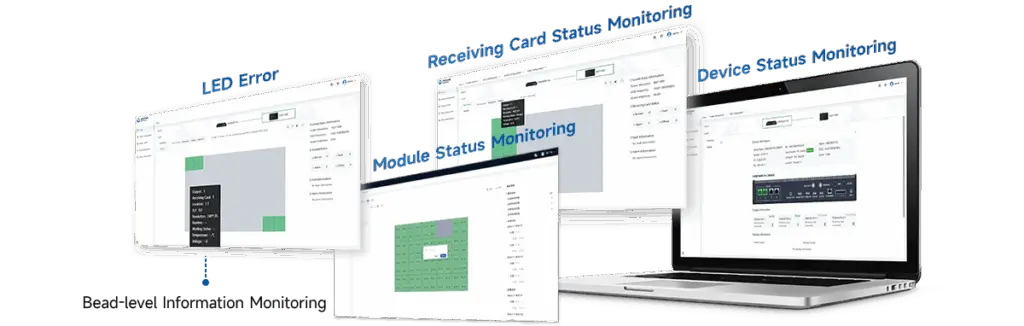 remote LEDwall Monitoring